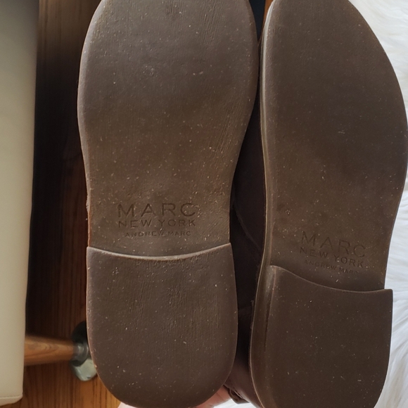 Marc New York Andrew Marc Brown Tan Leather Boots main image 5